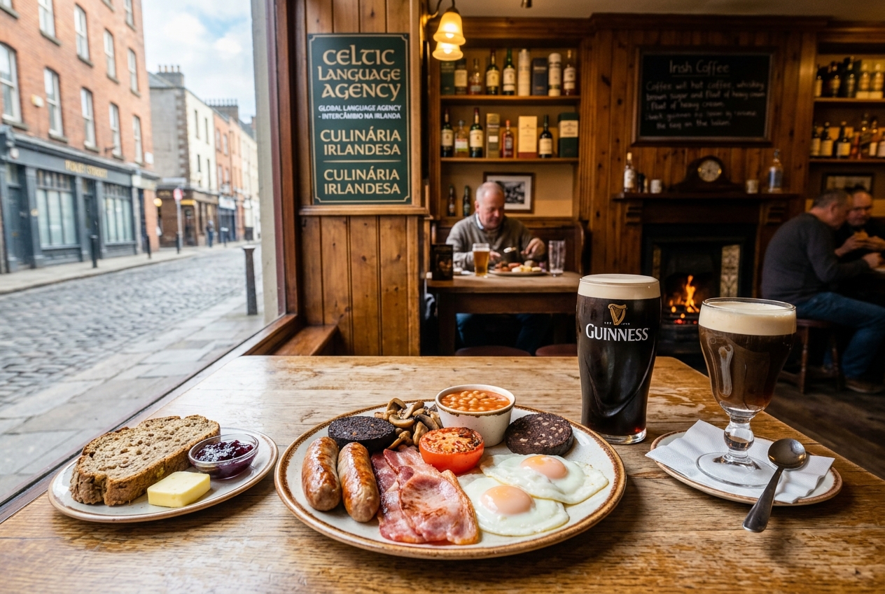 culinaria irlandesa, curiosidade sobre intercambio na irlanda